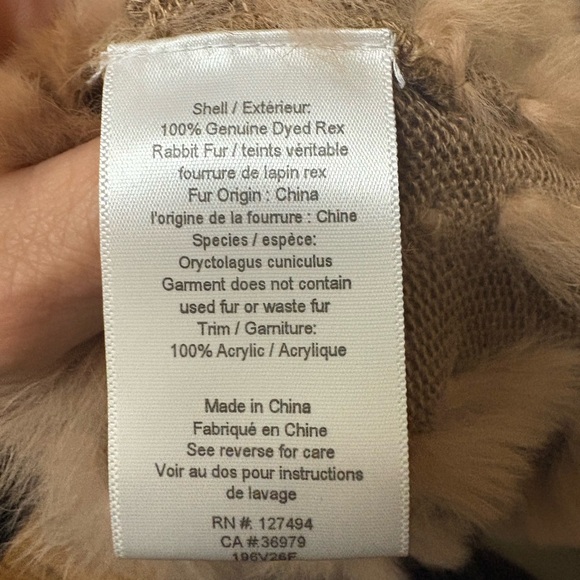 Heartloom Women's RABBIT FUR Jacket - Picture 8 of 8